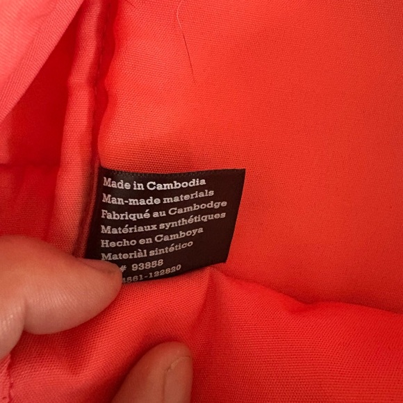 Nanette Lepore Red and White Floral mini Backpack - Picture 4 of 6